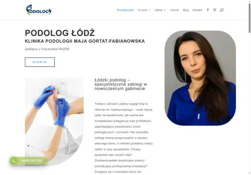 PODOLOG ŁÓDŹ MAJA GORTAT-FABIANOWSKA